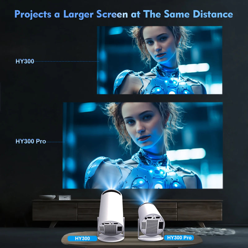 Projetor 4K Hd 1080P Android 11 Smart Tv Portátil Via Wifi